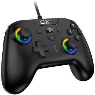 Genius GX Gaming GX-23UV, Gamepad, žični, dvostruka vibracija, za PC, Switch, Switch Lite, PS4, PS3, Android, USB, crni Genius GX Gaming GX-23UV, Gamepad, žični, dvostruka vibracija, za PC, Switch, Switch Lite, PS4, PS3, Android, USB, crni