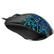 Genius GX GAMING Scorpion M300 Crack, Miš, igraći, žični, optički, 800-2400 DPI, 4 tipke, RGB pozadinsko osvjetljenje, USB, crni