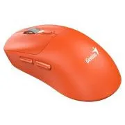 Genius NX-8260S BT, miš, bežični, optički, 2400DPI, 6 tipki, tihi, punjiv, Copilot, Bluetooth + 2.4 GHz, narančasti