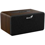 Genius SP-918BT, Zvučnik, bežični, 6W RMS, BT 5.3, 2× 2" driver, AUX ulaz, USB-C, prijenosni, tamna boja drveta