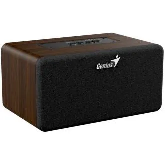 Genius SP-918BT, Zvučnik, bežični, 6W RMS, BT 5.3, 2× 2" driver, AUX ulaz, USB-C, prijenosni, tamna boja drveta Genius SP-918BT, Zvučnik, bežični, 6W RMS, BT 5.3, 2× 2" driver, AUX ulaz, USB-C, prijenosni, tamna boja drveta