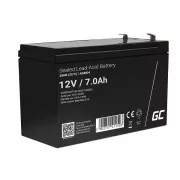 Green Cell AGM VRLA 12V 7Ah baterija bez održavanja za UPS uređaje