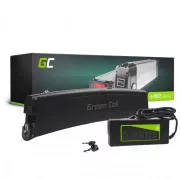 Green Cell baterija za električni bicikl 36V 7.8Ah 281Wh s okvirom, 2 pina za Chrisson, Ducati, Torpado s punjačem