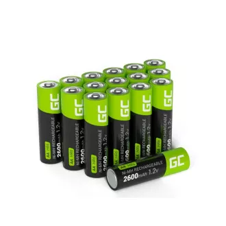Green Cell 16x punjiva baterija AA HR6 2600mAh Ni-MH baterija