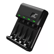Green Cell Vitalpunjač za AA AAA R6 R03 Ni-MH baterije s Micro USB i USB-C priključkom