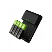 Green Cell VitalCharger set punjača i 4x AA 2000mAh Ni-MH punjive baterije