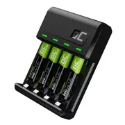 Green Cell GC VitalCharger set i 4 punjive baterije AAA HR03 800mAh