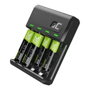 Green Cell GC VitalCharger set i punjive NiMH baterije 2x AA 2000mAh 2x AAA 800mAh
