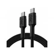 Green Cell kabel GC PowerStream USB-C - USB-C 120 cm s napajanjem (60 W), 480 Mbps, Ultra Charge, QC 3.0