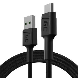 Green Cell kabel GC PowerStream USB-A - USB-C 120 cm Ultra Charge, QC 3.0 Green Cell kabel GC PowerStream USB-A - USB-C 120 cm Ultra Charge, QC 3.0