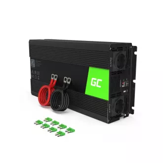 Green Cell pretvarač napona 12V na 230V 1500W/3000W čisti sinusni val Green Cell pretvarač napona 12V na 230V 1500W/3000W čisti sinusni val