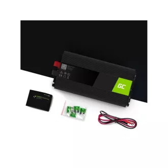 Green Cell pretvarač napona 12V na 230V 1500W/3000W čisti sinusni val Green Cell pretvarač napona 12V na 230V 1500W/3000W čisti sinusni val