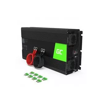 Green Cell pretvarač napona 12V na 230V 1500W/3000W čisti sinusni val Green Cell pretvarač napona 12V na 230V 1500W/3000W čisti sinusni val