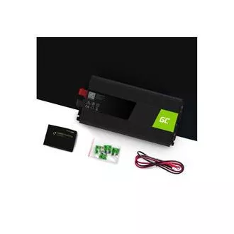 Green Cell pretvarač napona 12V na 230V 1500W/3000W čisti sinusni val Green Cell pretvarač napona 12V na 230V 1500W/3000W čisti sinusni val