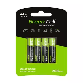 Punjive baterije Green Cell 4x AA R6 2600mAh Punjive baterije Green Cell 4x AA R6 2600mAh