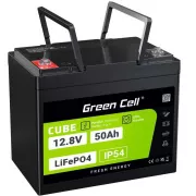 Green Cell CUBE LiFePO4 50Ah 12.8V 640Wh litijeva željezna fosfatna baterija za kampere, golf kolica, vjetroelektrane