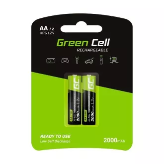 Punjive baterije Green Cell 2x AA HR6 2000mAh