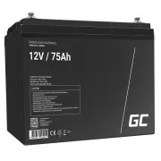 Green Cell AGM VRLA 12V 75Ah baterija bez održavanja za kampere, fotonaponske sustave, plovila