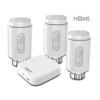 iGET HOME TS10 Premium komplet (3x TS10 termostat radijatorski ventil + 1x GW1 pristupnik)