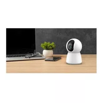 iGET HOME kamera CS4 bijela - bežična unutarnja 2K kamera, automatsko praćenje, LAN priključak, zvuk