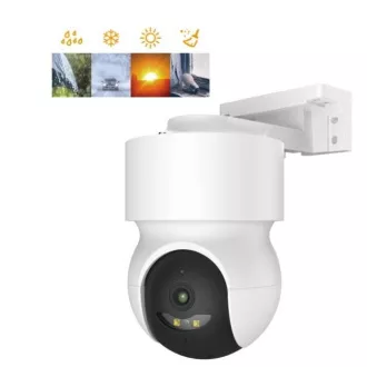 iGET HOME kamera CS8 bijela - bežična vanjska 2K kamera, automatsko praćenje, IP65 zaštita, zvuk