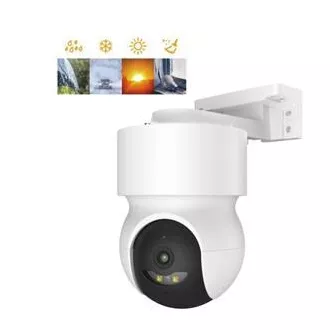 iGET HOME kamera CS8 bijela - bežična vanjska 2K kamera, automatsko praćenje, IP65 zaštita, zvuk