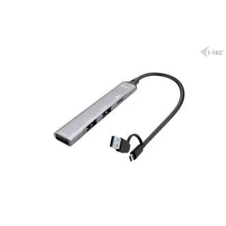 I-Tec USB-A/USB-C metalni HUB 1x USB-C 3.1 + 3x USB 2.0