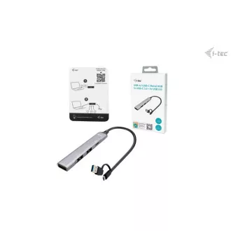 I-Tec USB-A/USB-C metalni HUB 1x USB-C 3.1 + 3x USB 2.0