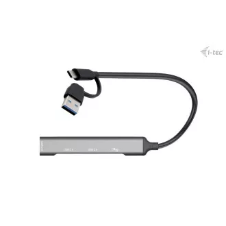 I-Tec USB-A/USB-C metalni HUB 1x USB-C 3.1 + 3x USB 2.0