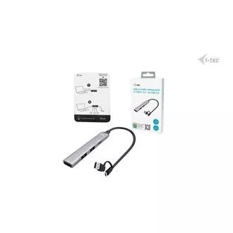 I-Tec USB-A/USB-C metalni HUB 1x USB-C 3.1 + 3x USB 2.0