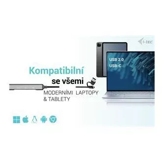 I-Tec USB-A/USB-C metalni HUB 1x USB-C 3.1 + 3x USB 2.0