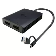 I-Tec USB-A/USB-C dvostruki 4K DP video adapter
