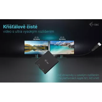 I-Tec USB-A/USB-C dvostruki 4K DP video adapter