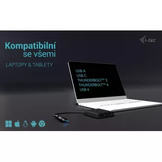 I-Tec USB-A/USB-C dvostruki 4K DP video adapter