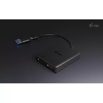 I-Tec USB-A/USB-C dvostruki 4K DP video adapter