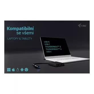 I-Tec USB-A/USB-C dvostruki 4K HDMI video adapter