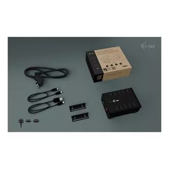 I-tec USB-C/USB-A metalno punjenje + podatkovni HUB, 15 W po priključku, 10x USB-C, 180 W