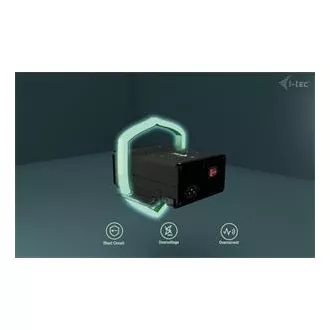 I-tec USB-C/USB-A metalno punjenje + podatkovni HUB, 15 W po priključku, 10x USB-C, 180 W