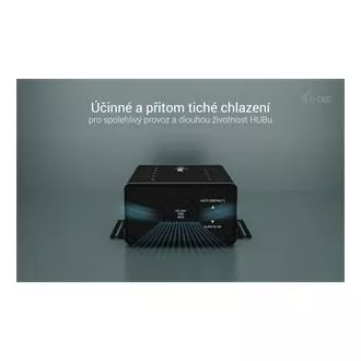 I-tec USB-C/USB-A metalno punjenje + podatkovni HUB, 15 W po priključku, 10x USB-C, 180 W