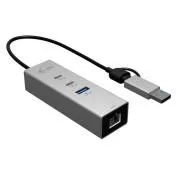 i-tec USB-C/USB-A metalni HUB 3 (2x USB-C, 1x USB-A) porta + 2.5GLAN