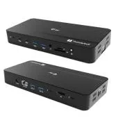 i-tec Thunderbolt 5 priključna stanica za tri zaslona, M.2 utor, 6x USB, 2.5 GLAN, napajanje 140W