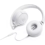 JBL Tune 500 - bijeli (Pure Bass, sklopivi, Siri/Google Now)