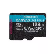 KINGSTON 128GB microSDXC Canvas Go Plus Gen4 200MB/s A2 U3 V30 kartica bez adaptera