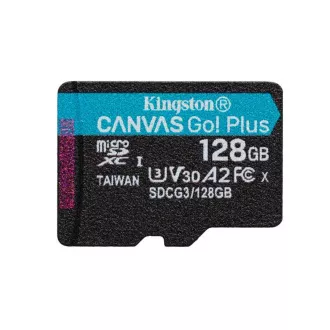KINGSTON 128GB microSDXC Canvas Go Plus Gen4 200MB/s A2 U3 V30 kartica bez adaptera