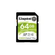 KINGSTON 64GB SDXC CANVAS Plus Class10 UHS-I 100MB/s čitanje flash kartice Gen3