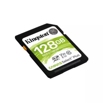 KINGSTON 128GB SDXC CANVAS Plus Class10 UHS-I 150MB/s čitanje flash kartice Gen3