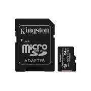 KINGSTON 64GB microSDXC CANVAS Plus memorijska kartica 100MB/s čitanje, UHS-I klasa brzine, U1, V10, A1 (64GB)