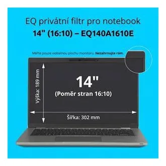 Kensington EQ filter privatnosti za 14-inčno prijenosno računalo 16:10 Kensington EQ filter privatnosti za 14-inčno prijenosno računalo 16:10