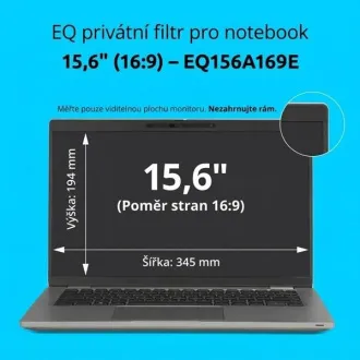 Kensington EQ filter privatnosti za 15,6-inčni prijenosnik s omjerom zaslona 16:9