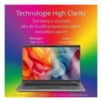 Kensington filter za privatnost visoke jasnoće za 15,6-inčna prijenosna računala s omjerom zaslona 16:9
